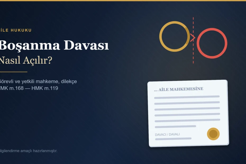Boşanma davası nasıl açılır